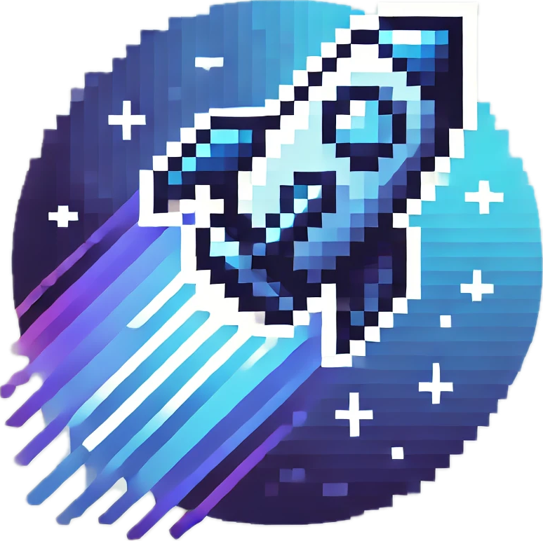Rocket with stars
